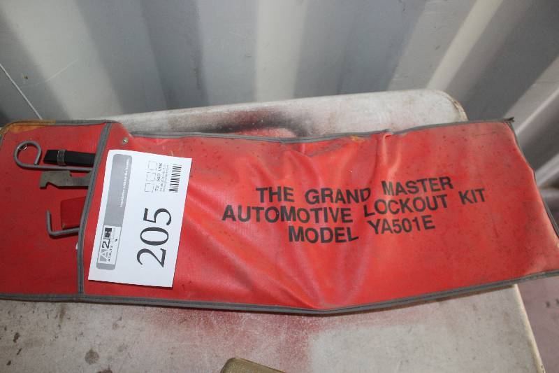 lot 205 image: Grand Master Automotive Lockout Kit