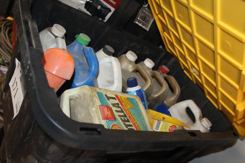 lot 171 image: Automotive Fluids - 15W40 Motor Oil, Antifreeze