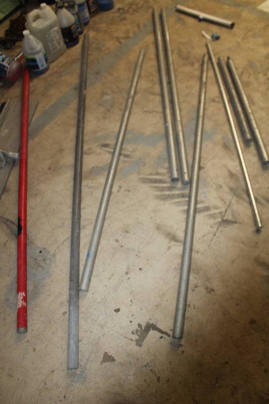 lot 291 image: Lot of (7) Misc Concrete Pole Extensions