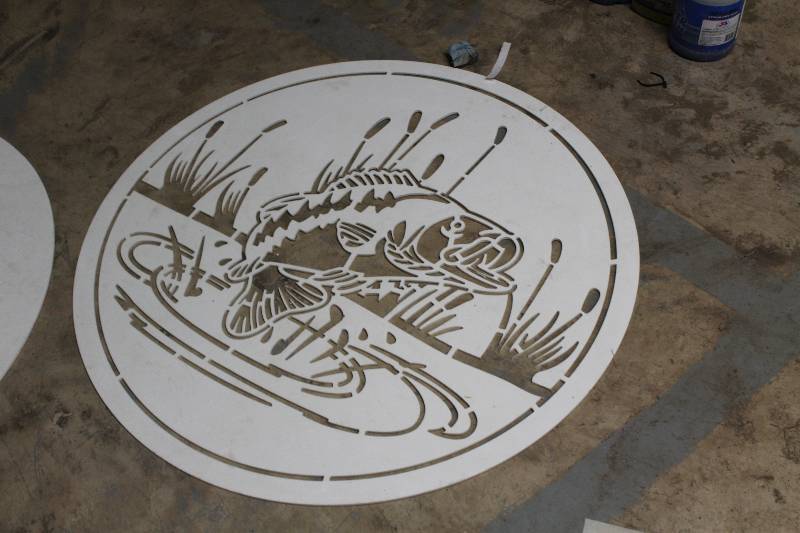 lot 293 image: Fish Stencil