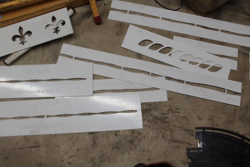 lot 296 image: Misc Stencil Kits - Letters, Shapes, And More
