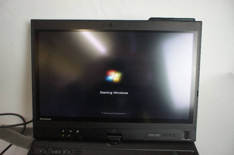 lot 28 image: Lenovo ThinkPad X230 Laptop Core i5 2.6Ghz 4GB 320GB Webcam HD Win 7 Pro 12.5 Swivel Screen - Tested Works