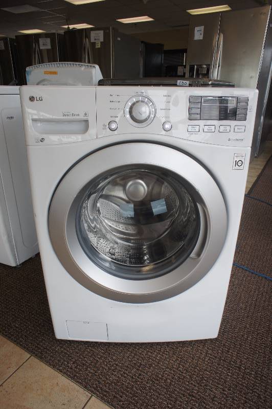 lot 3 image: New - Scratch & Dent LG Model # (WM3270CW) Front-Loading Washer - White COLOR  - Tested Works - MSRP $ 1299.99
