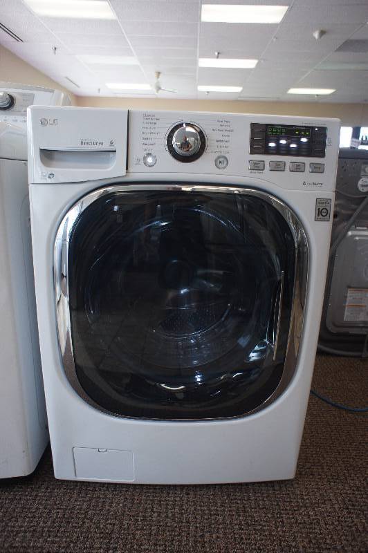 lot 6 image: New - Scratch & Dent LG Model # (WM4270HWA) - Steam Front-Loading Washer - White COLOR  - Tested Works - MSRP $ 1799.99