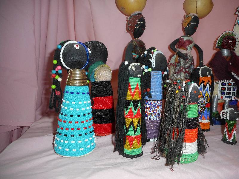 Vintage lot of Ndebele Dolls