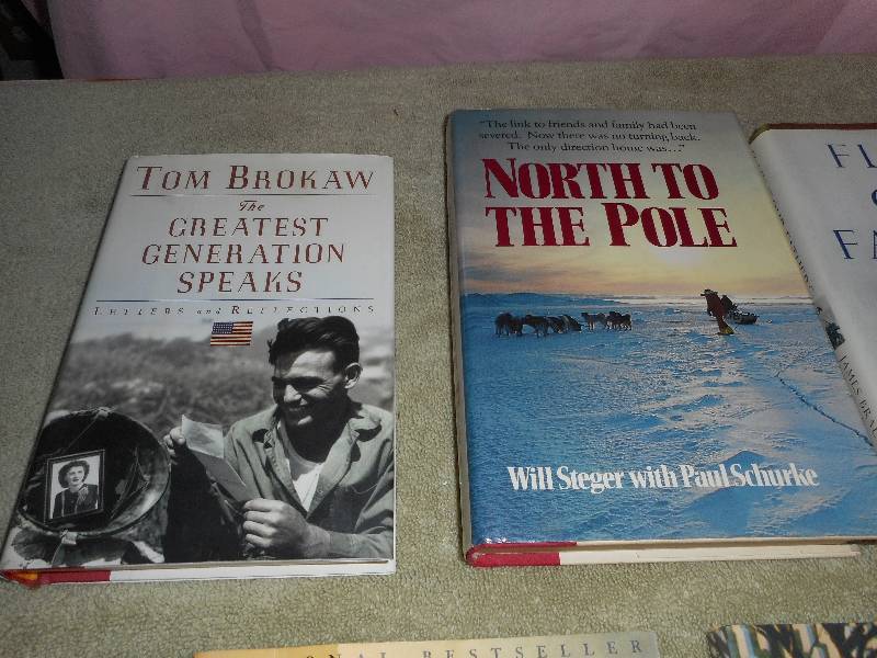 Lot of Military & North to Pole Books