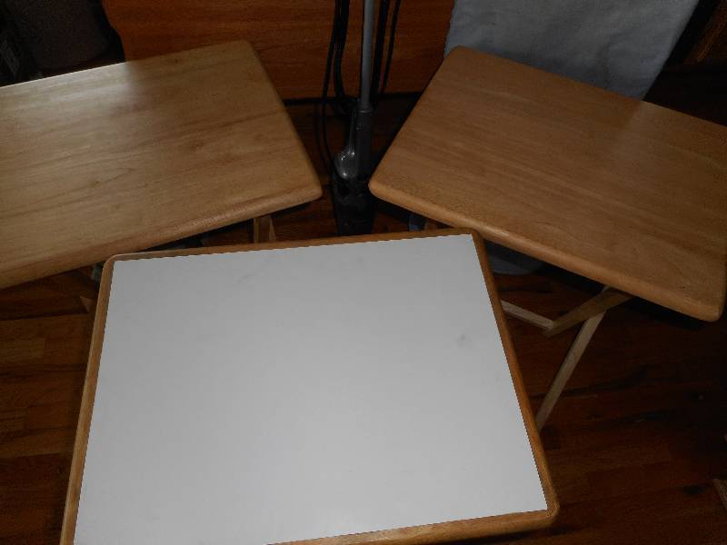 Quilt Rack, Shark, TV Trays & Irons