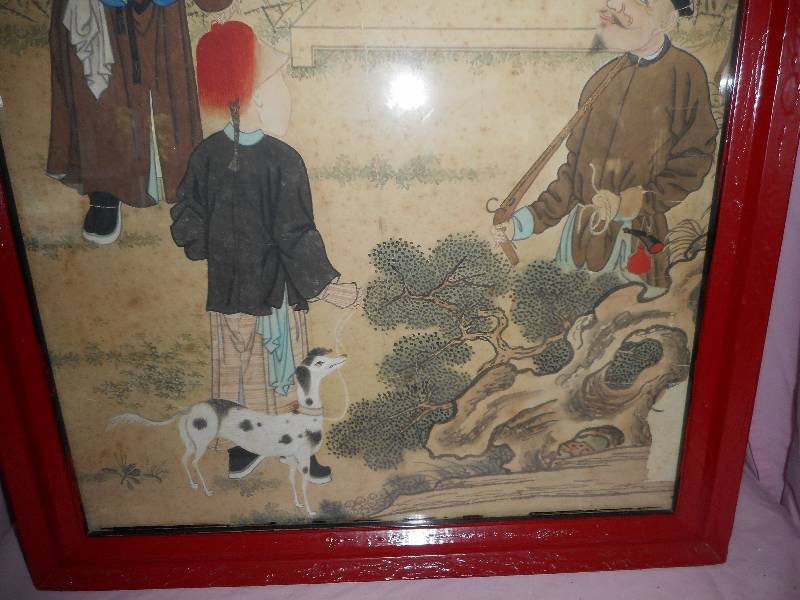 Antique Asian Framed Print