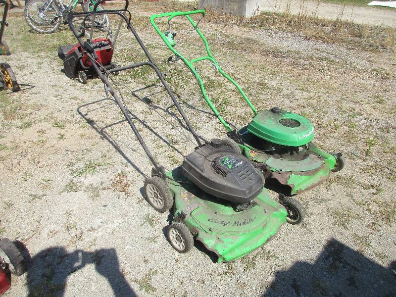 lot 35 image: Lawn Boy push mowers