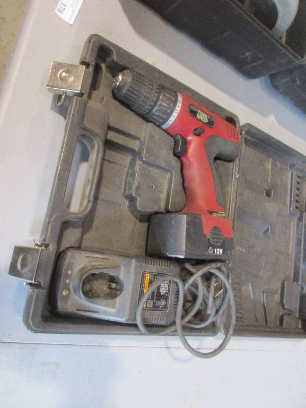 lot 177 image: 12v drill