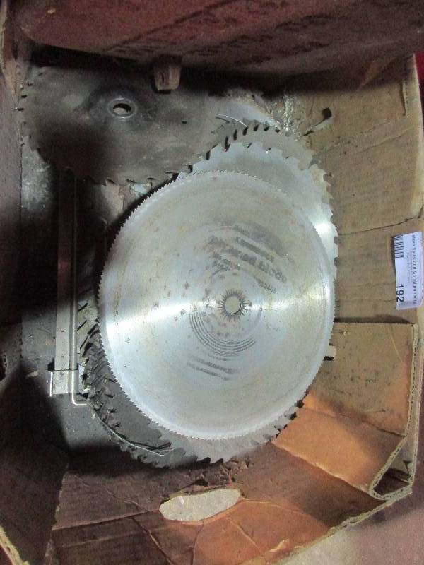 lot 192 image: Saw blades