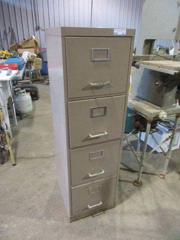 lot 202 image: File Cabinet