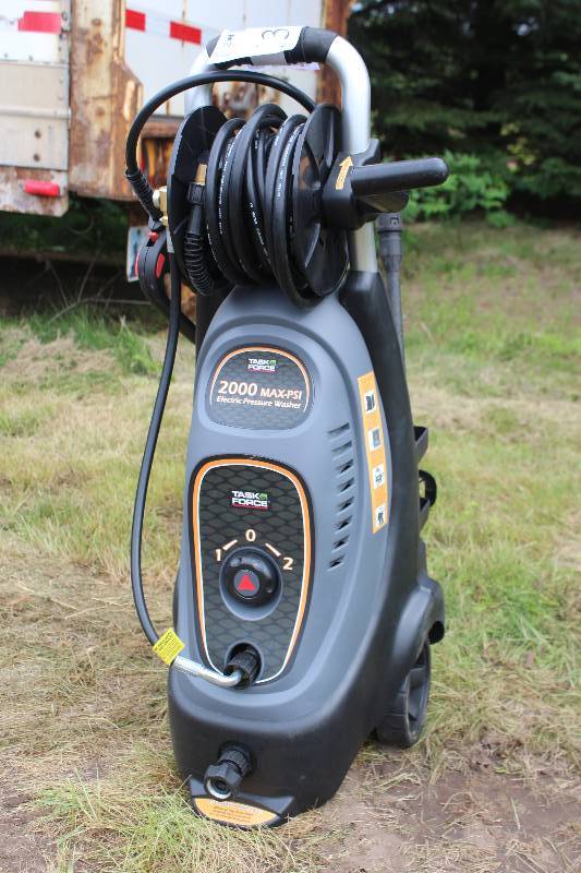 Task Force 2000 psi Electric Pressure Washer w/ Accessories | Stacy