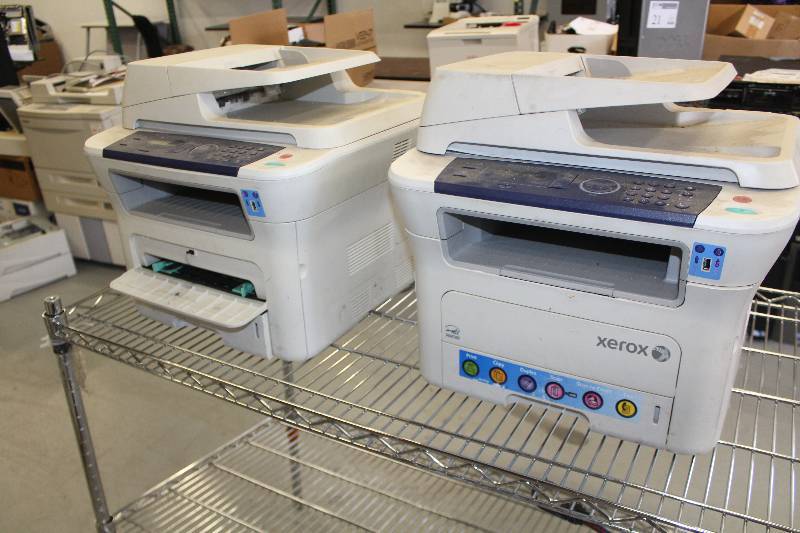 lot 15 image: Lot of (2) Xerox WorkCentre 3220 Digital Monochrome Laser Printer