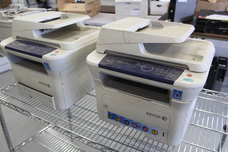 lot 16 image: Lot of (2) Xerox WorkCentre 3220 Digital Monochrome Laser Printer