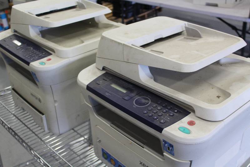 lot 17 image: Lot of (2) Xerox WorkCentre 3220 Digital Monochrome Laser Printer