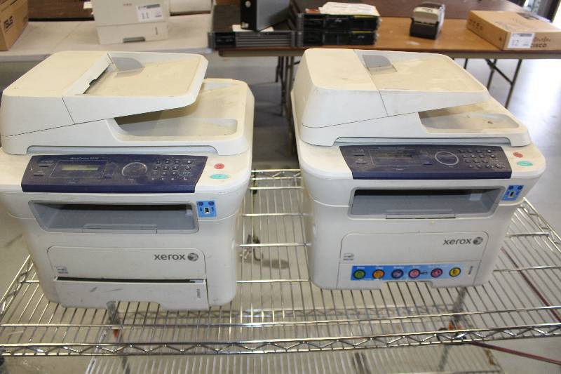 lot 18 image: Lot of (2) Xerox WorkCentre 3220 Digital Monochrome Laser Printer