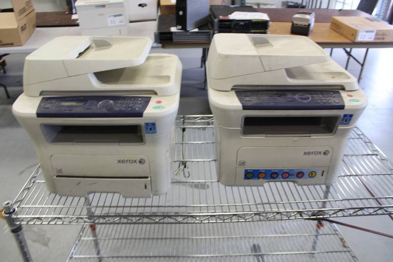 lot 19 image: Lot of (2) Xerox WorkCentre 3220 Digital Monochrome Laser Printer