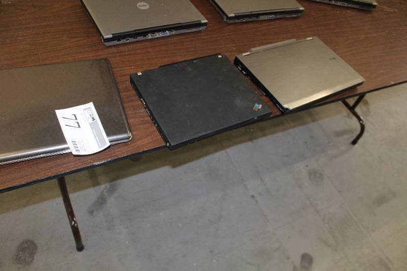 lot 77 image: Lot of (3) Laptop Computers Includes HP Pavilion dv7, Lenovo T60, Dell Latitude E6510 No Drives