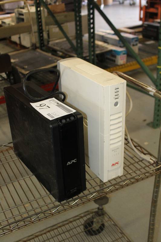 lot 97 image: Lot of (2) UPS Includes APC Back-UPS XS 1300, APC Back-UPS RS 1500