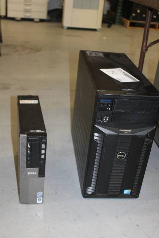 lot 79 image: Lot of (2) Desktop Computers Includes Dell Optiplex 980, Dell PowerEdge T310