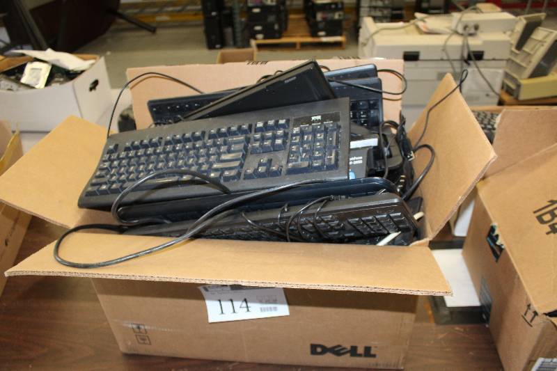 lot 114 image: Computer Keyboards, Mice