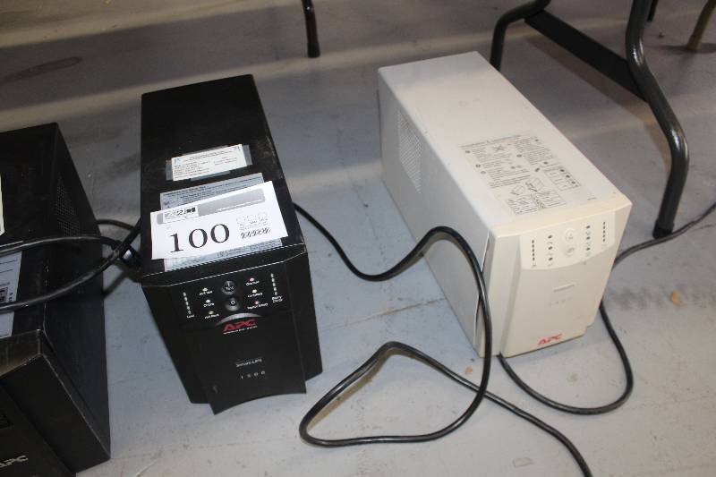lot 100 image: Lot of (2) UPS Includes APC Smart-UPS 1500, APC Smart-UPS 1400