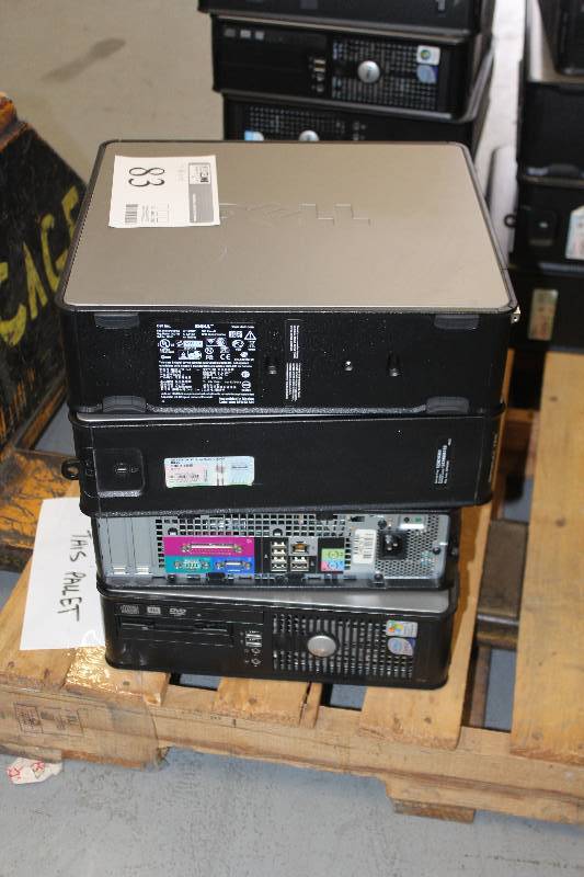 lot 83 image: Lot of (4) Dell Optiplex Desktop Computers