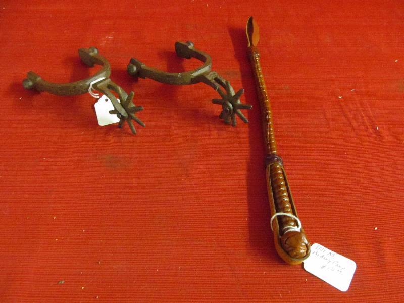 lot 31 image: vintage spurs