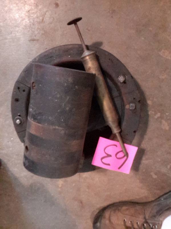 lot 63 image: Vintage Belt Pulleys