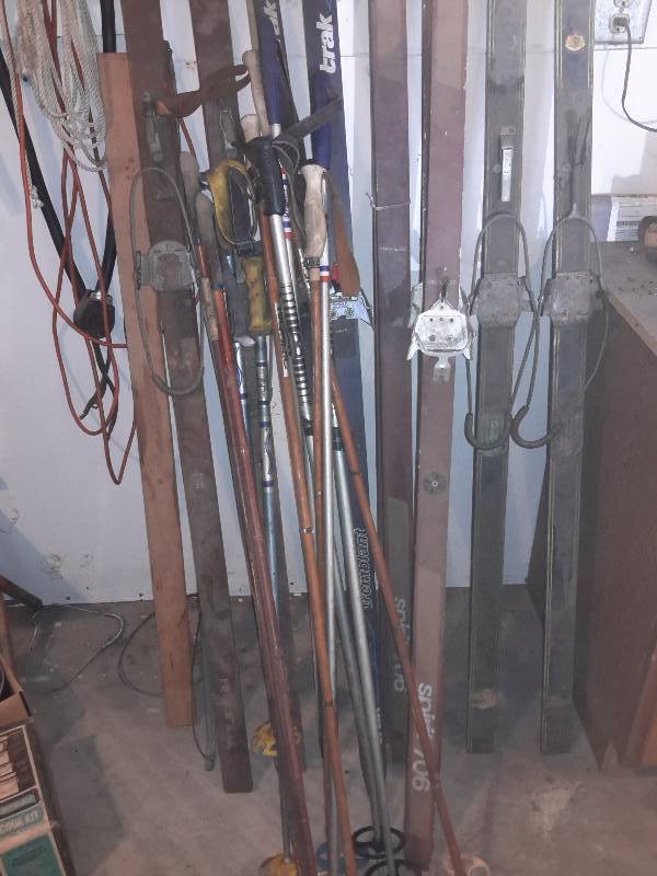 lot 81 image: 4 sets of cross country skiis