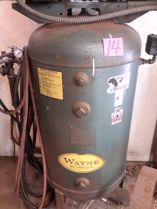 lot 14 image: WAYNE L 1 Air compressor