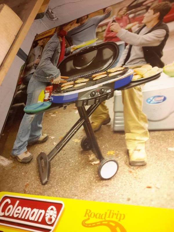 lot 54 image: Coleman, Insta Start Grill.. NEW IN BOX.. Never opened