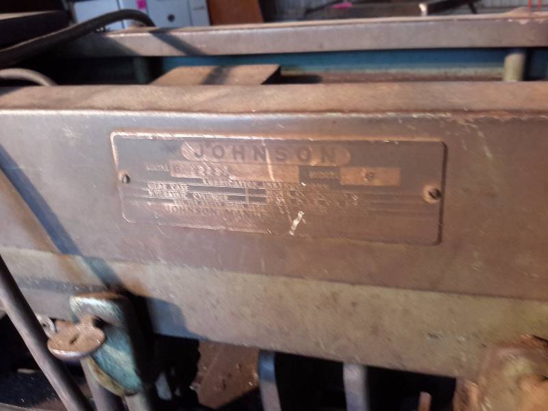 lot 148 image: Johnson Metal Ban Saw