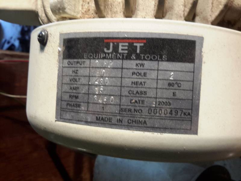 lot 10 image: JET, 16 in Open Stand planer.