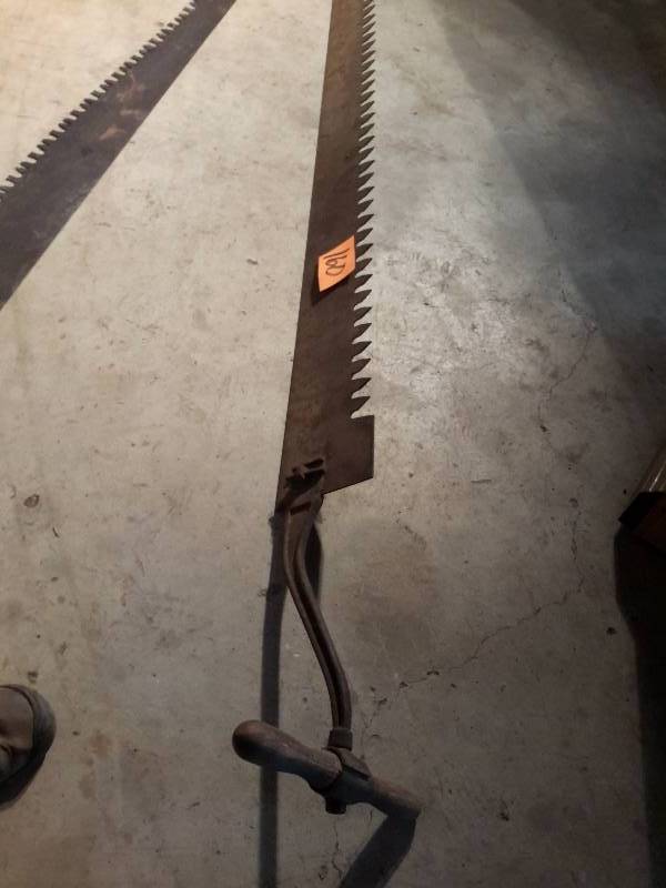 lot 160 image: vintage ICE SAW..