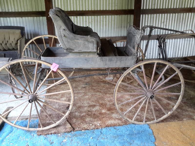1800's Vintage Horse Drawn Doctor's Buggy - Kelly's Collectibles