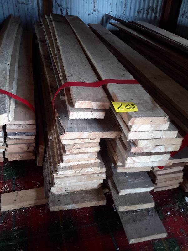 lot 205 image: Rough Cut Ash and Poplar Wood