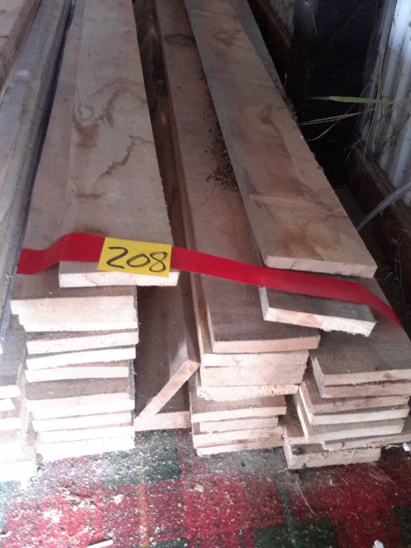 lot 208 image: Rough Cut Ash Wood