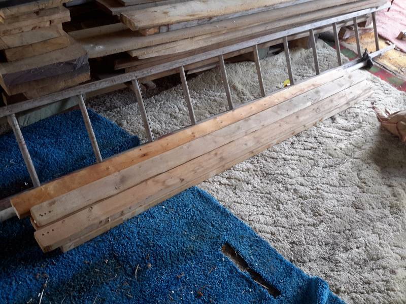 lot 217 image: Misc. Lumber as pictured.. Mainly 2in x 4 in Fir