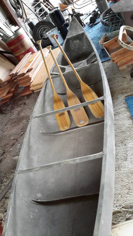 lot 1E image: 17 Ft Grumman canoe