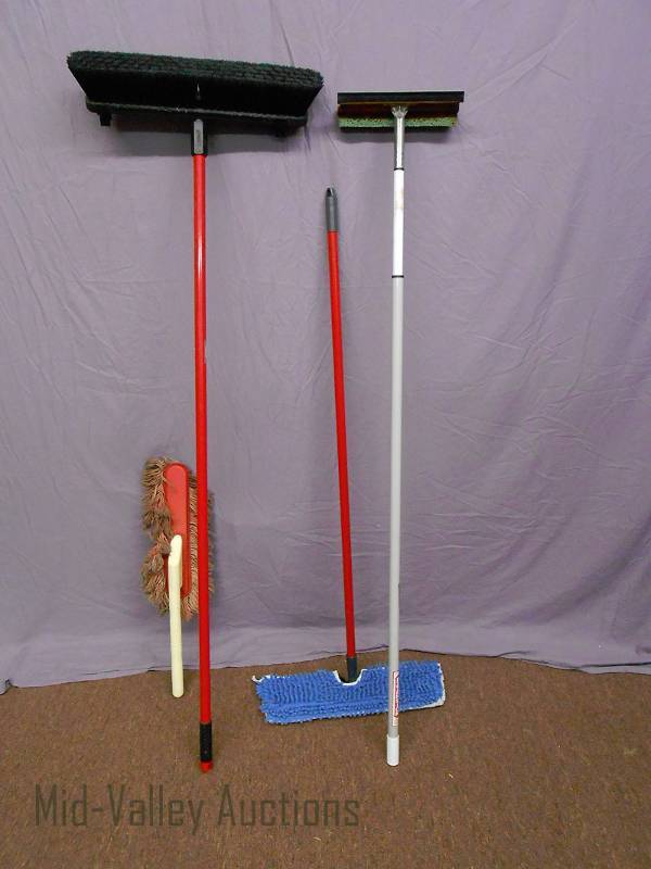 Push broom & dusters