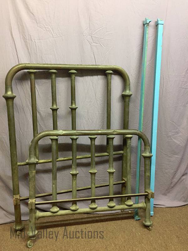 Brass headboard