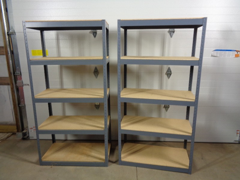 lot 106 image: 2 Adjustable Utility Shelves