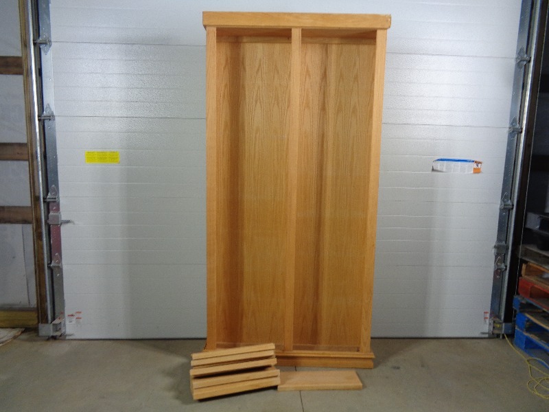lot 109 image: Large Wood Bookshelf