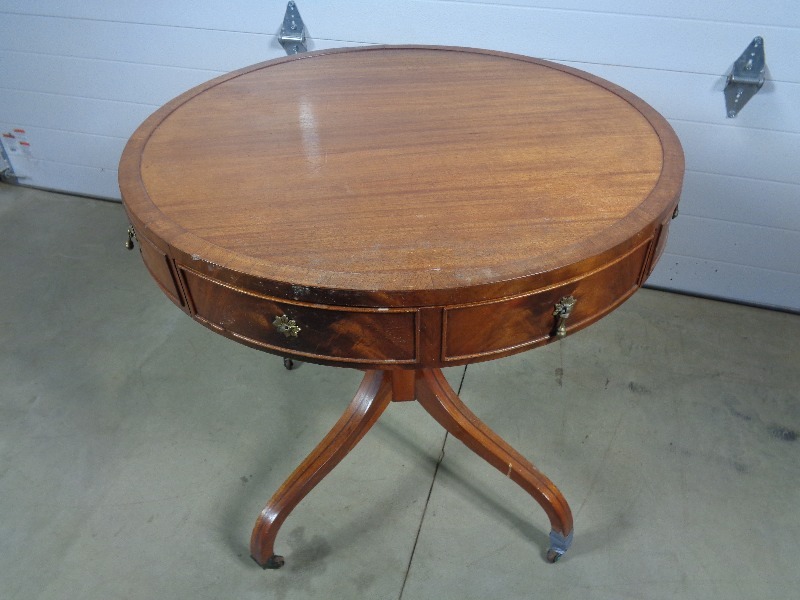 lot 116 image: Old Wood Table with Drawer