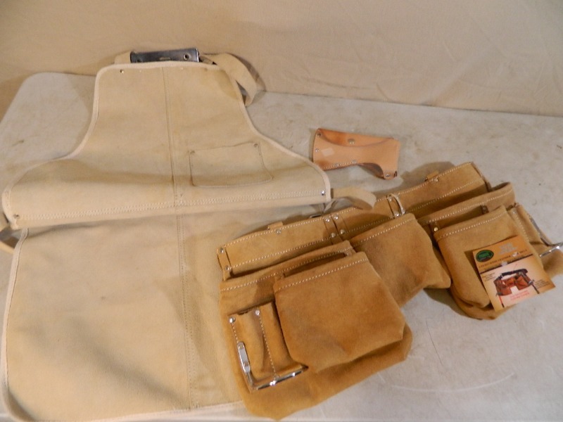 lot 34 image: New Toolbelt and Shop Apron