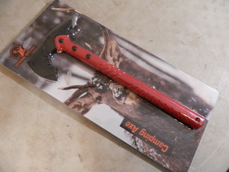 lot 37 image: New Camping Ax with Sheath