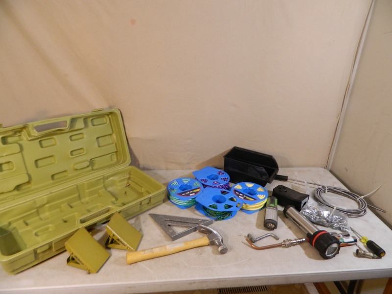 lot 45 image: Rope, Tools, Shop Supplies and More