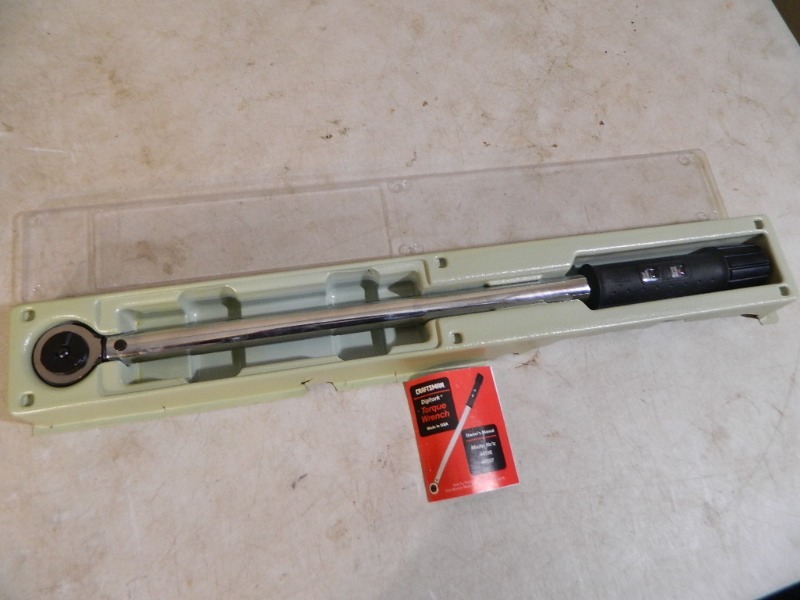 lot 56 image: Craftsman Digitork Torque Wrench